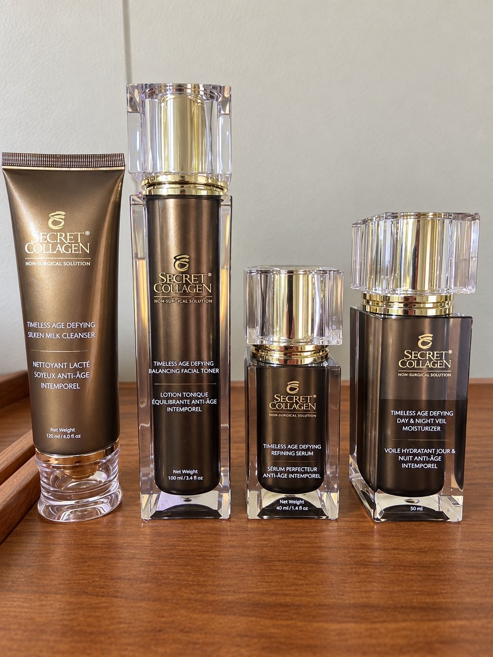 Secret Collagen Timeless Age Defying Skincare Set — Bronze
